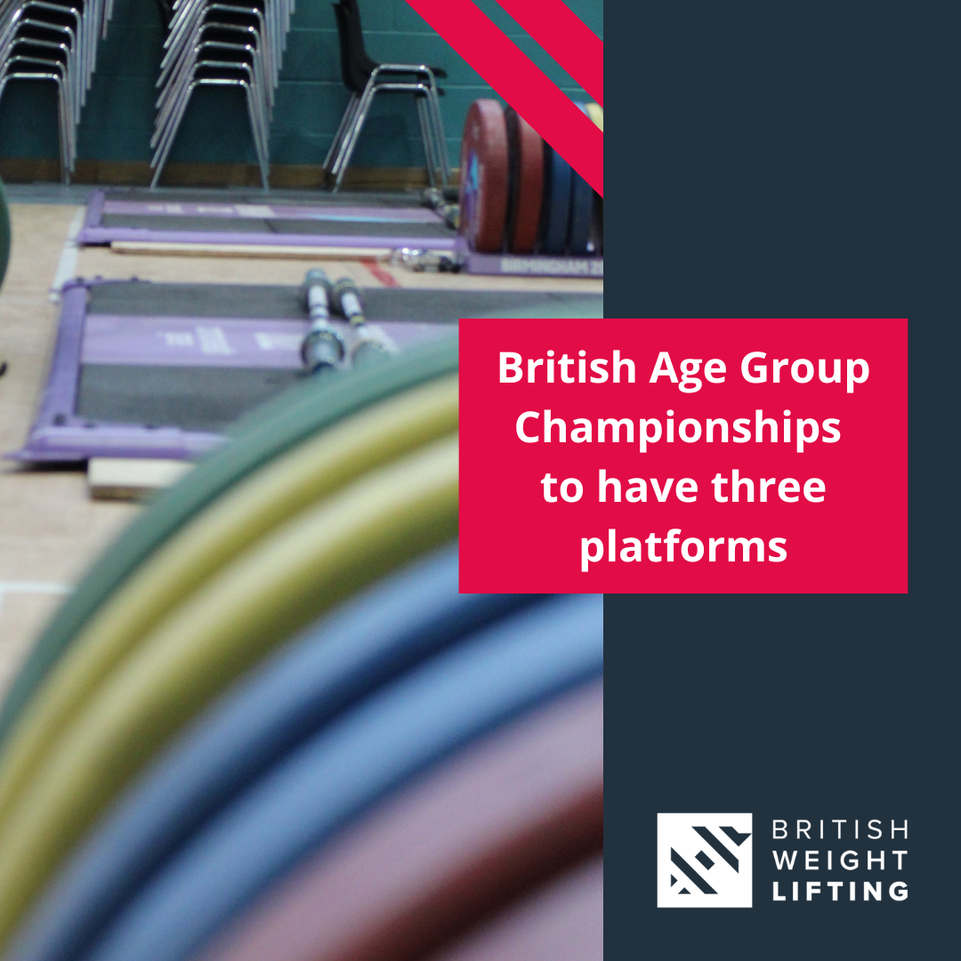 British Age Group Championships to have three platforms